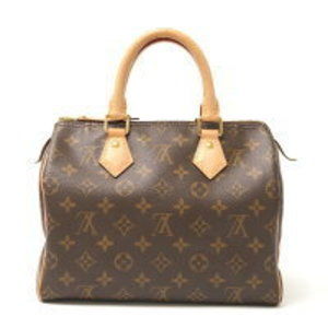 Louis Vuitton Speedy Boston Handbag Monogram Leather Brown
